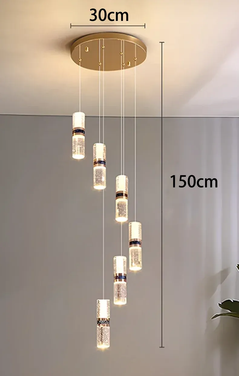Lustre Pour Escalier Grande Hauteur Dimmable