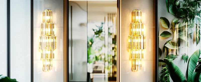 Luminaire Mural en Verre Dimmable Pour Salon