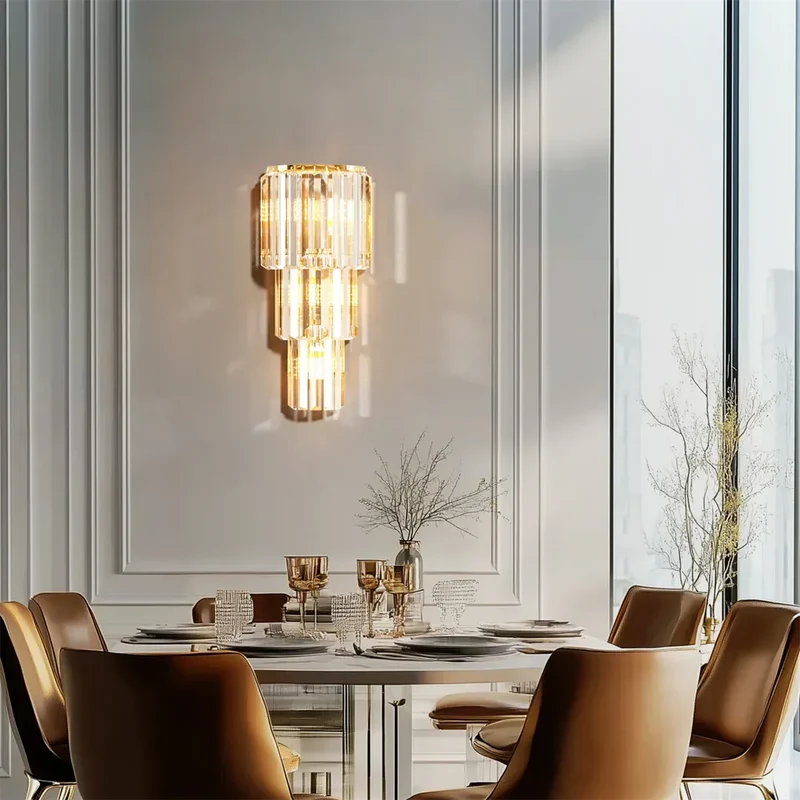 Luminaire Mural en Verre Dimmable Pour Salon