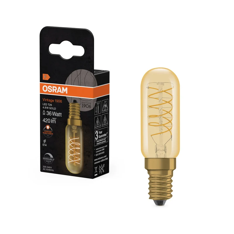 Vintage 1906 LED Formes Spéciales Dimmable 4.8W 822 Or E14 1