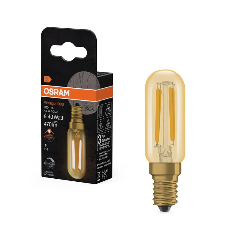 Vintage 1906 LED Formes Spéciales Dimmable 4.8W 822 Or E14 2