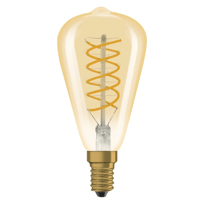 Vintage 1906 LED CLASSIQUE EDISON DIM 4.8W 822 Or E14 2
