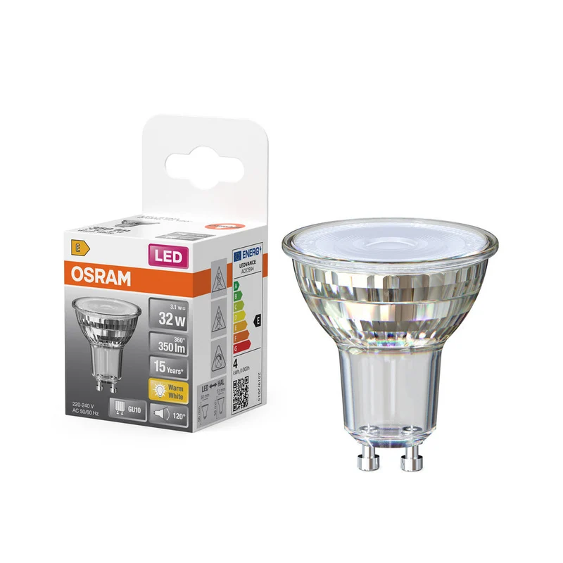 LED ÉTOILE PAR16 3.1W 827 GU10