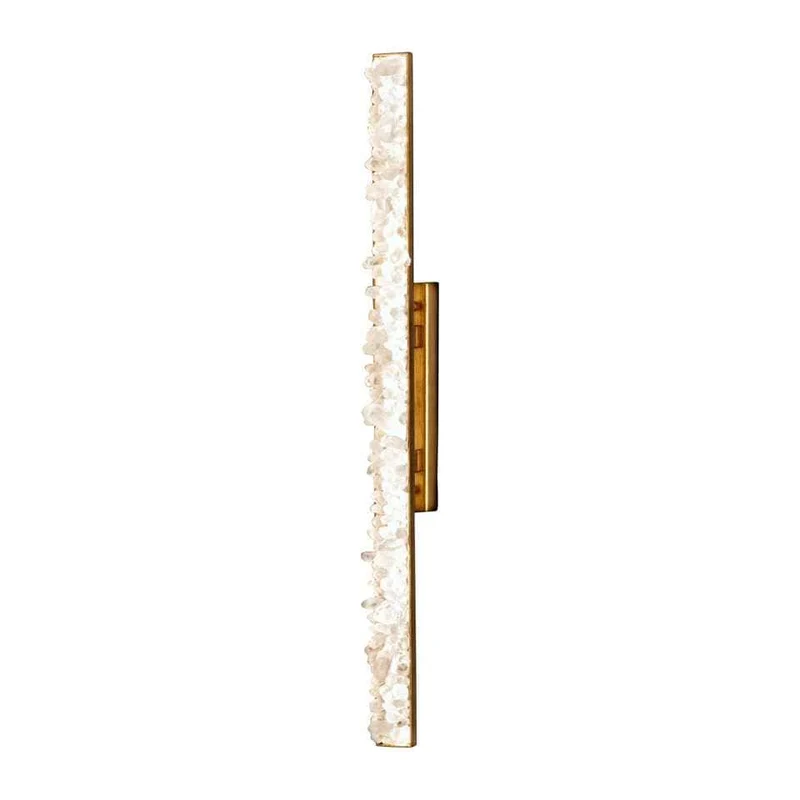 Applique murale LED cristal naturel