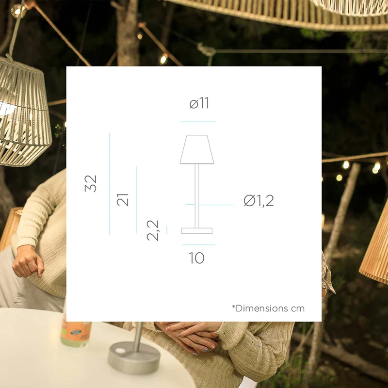 LAMPES DE TABLE NOËL LOLA SLIM 30
