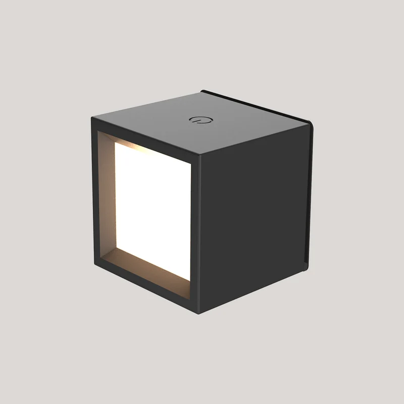 Lampe murale carré à batterie pour l'intérieur BOX 8