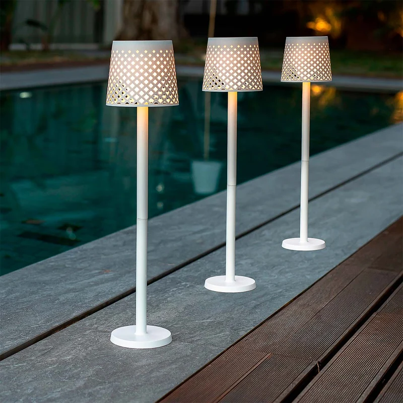 LAMPE SOLAIRE GRETA (LAMPE MULTIFONCTION) - BLANC