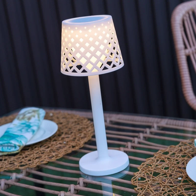 Lampe décorative sans fil GRETITA LAMPE DE TABLE BLANC