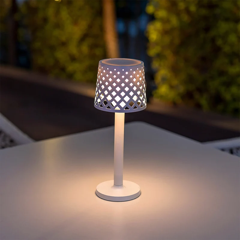 Lampe décorative sans fil GRETITA LAMPE DE TABLE BLANC