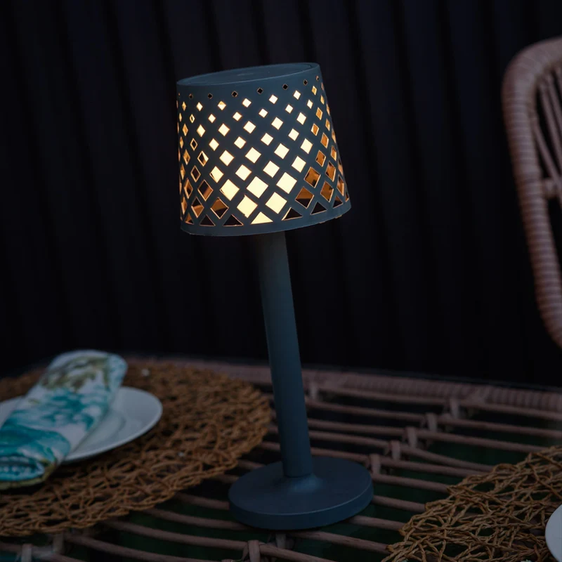 Lampe décorative sans fil GRETITA LAMPE DE TABLE ANTHRACITE