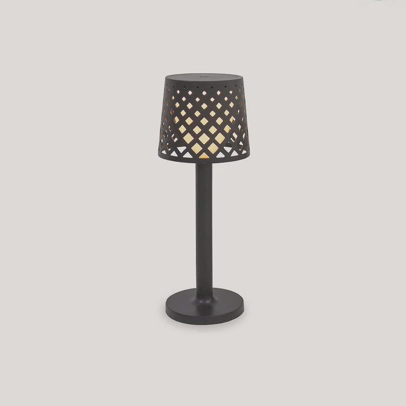 Lampe décorative sans fil GRETITA LAMPE DE TABLE ANTHRACITE