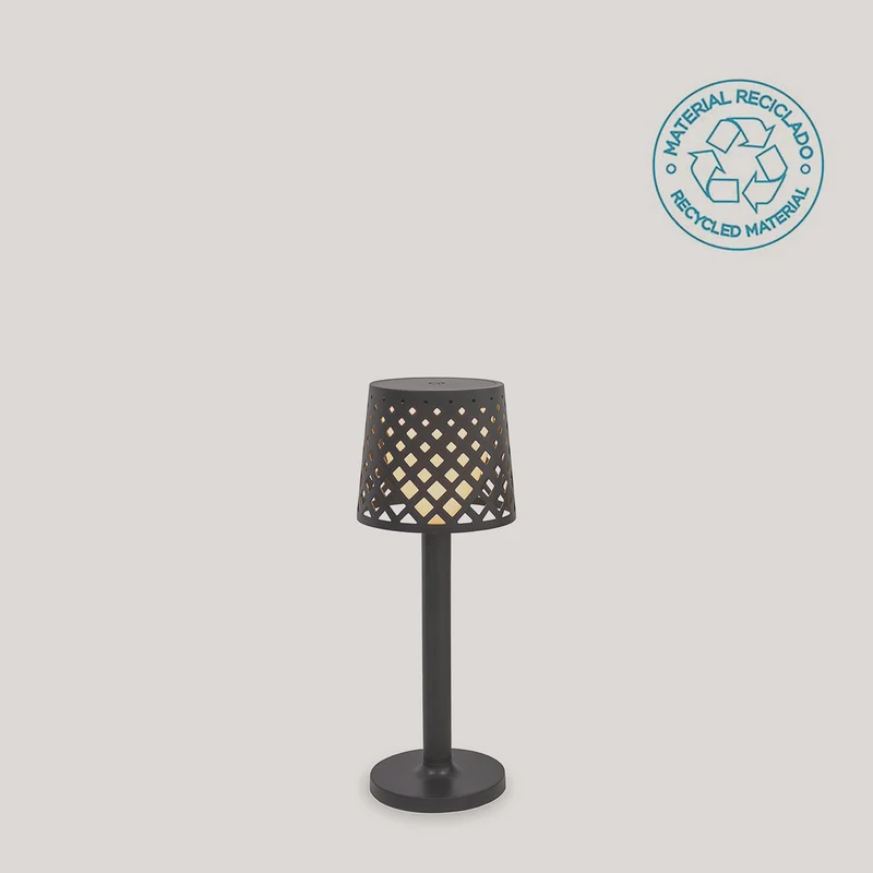 Lampe décorative sans fil GRETITA LAMPE DE TABLE ANTHRACITE
