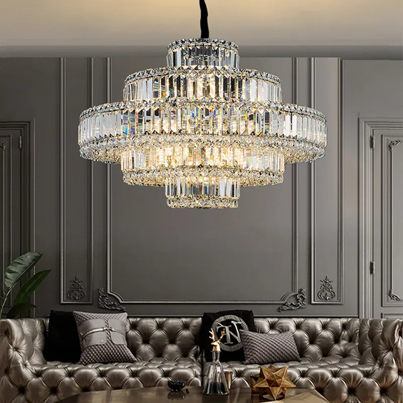 Lustre en Verre pour Salle Luxe
