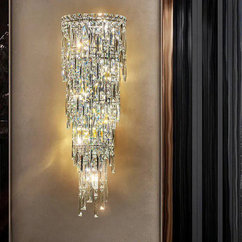 Applique Moderne Luxe En Verre Dimmable
