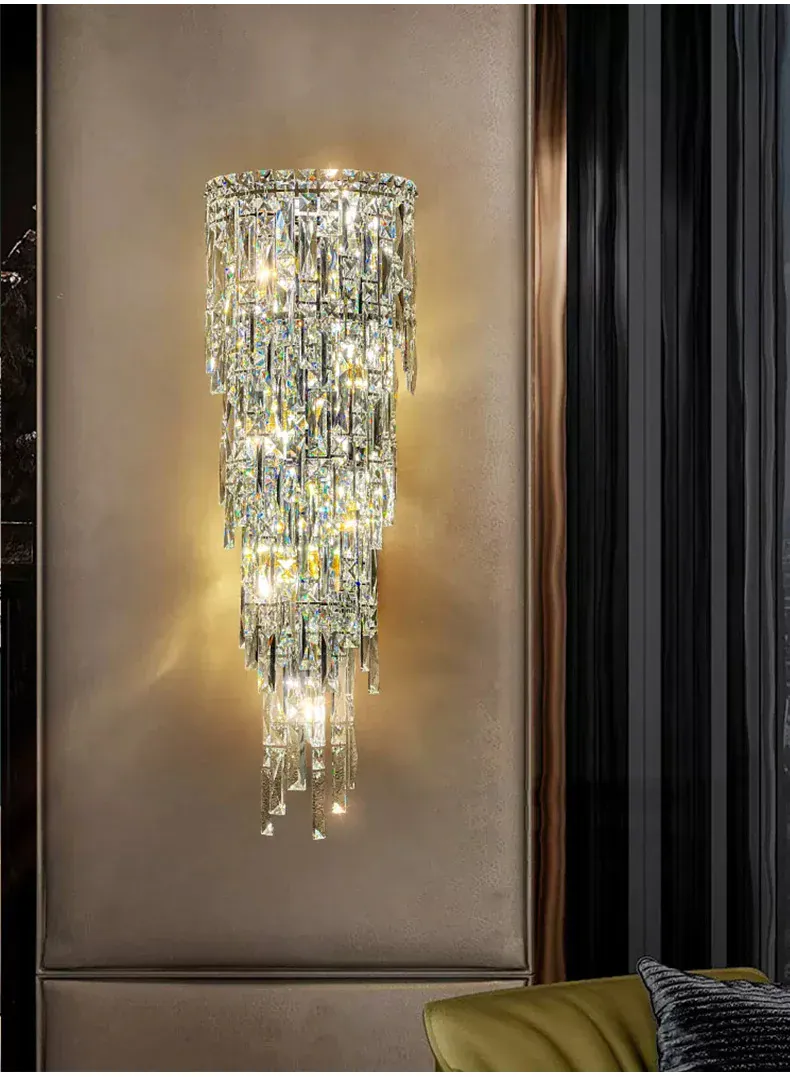 Applique Moderne Luxe En Verre Dimmable
