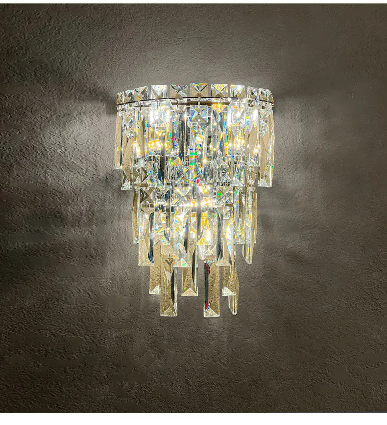 Applique Moderne Luxe En Verre Dimmable
