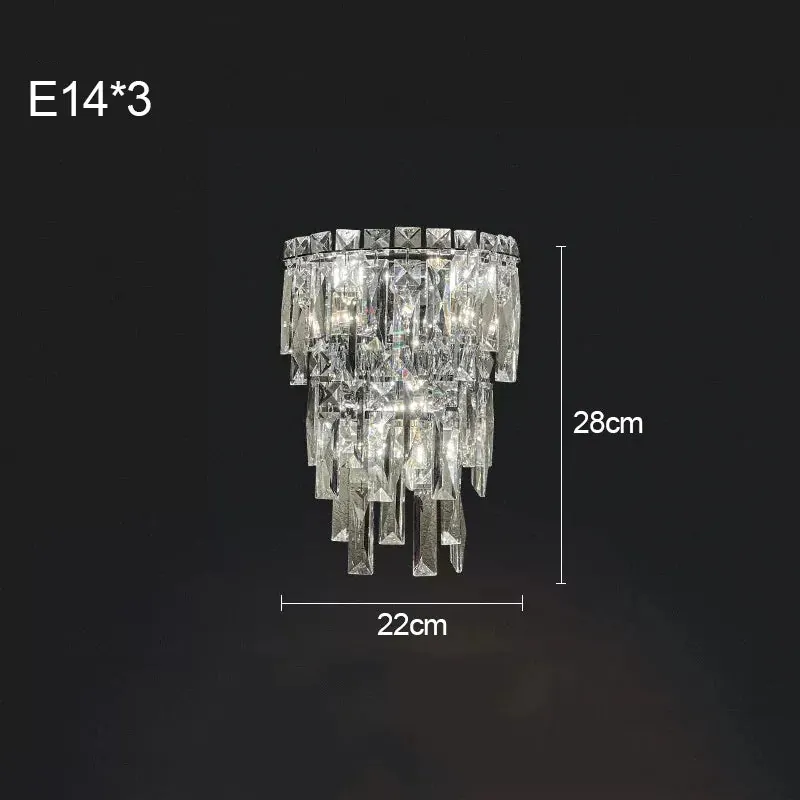 Applique Moderne Luxe En Verre Dimmable