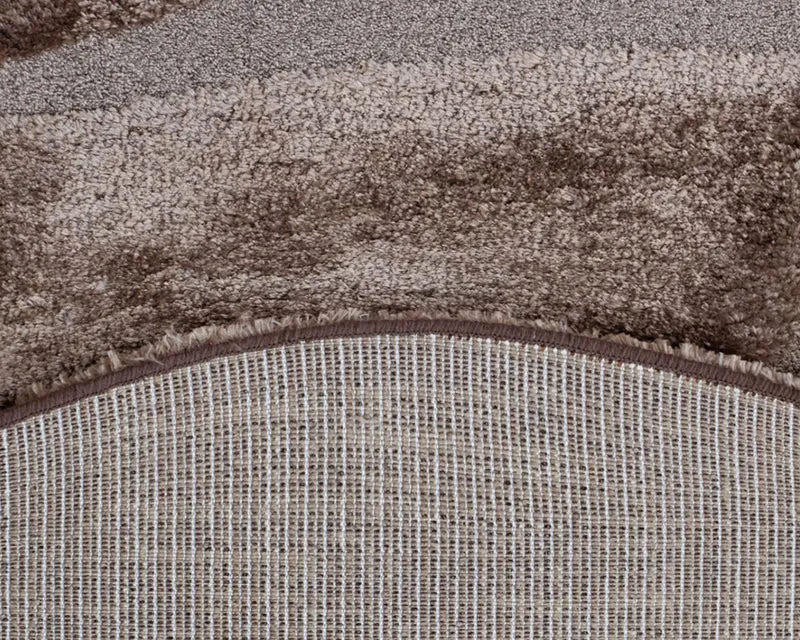 Tapis épais salon marron - Mori