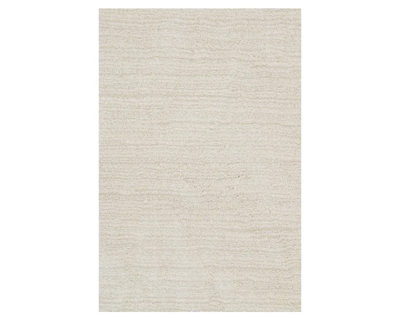 Tapis salon uni beige clair - Clubby