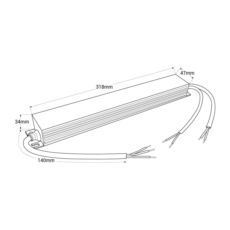 Alimentation LED dimmable DALI DT6 - 24V DC - 6,25A - 150W