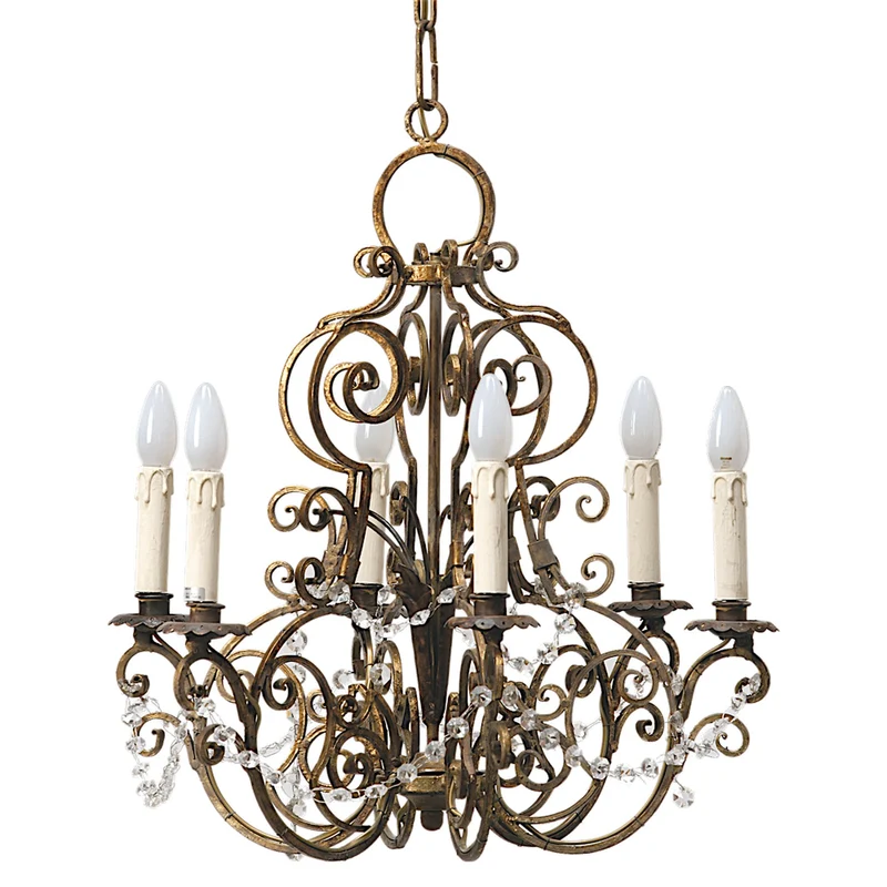 Pérouse Lustre en fer Petit Modèle