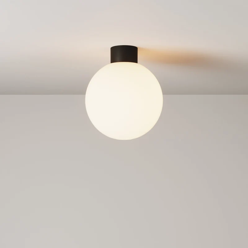 Applique d’extérieur IP44 Blanche et Abat-jour sphérique incassable Unbreak-a-Ball - IO
