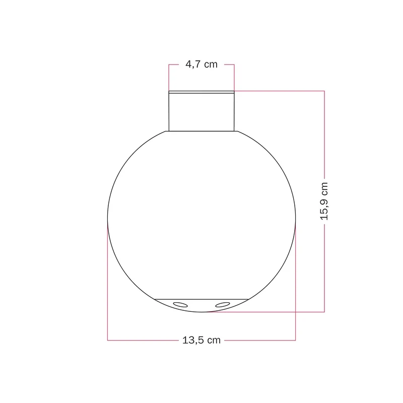 Applique d’extérieur IP44 Blanche et Abat-jour sphérique incassable Unbreak-a-Ball - IO