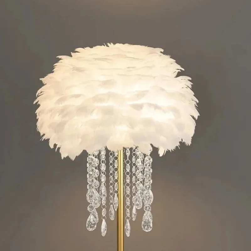 Lampe Plume sur Pied