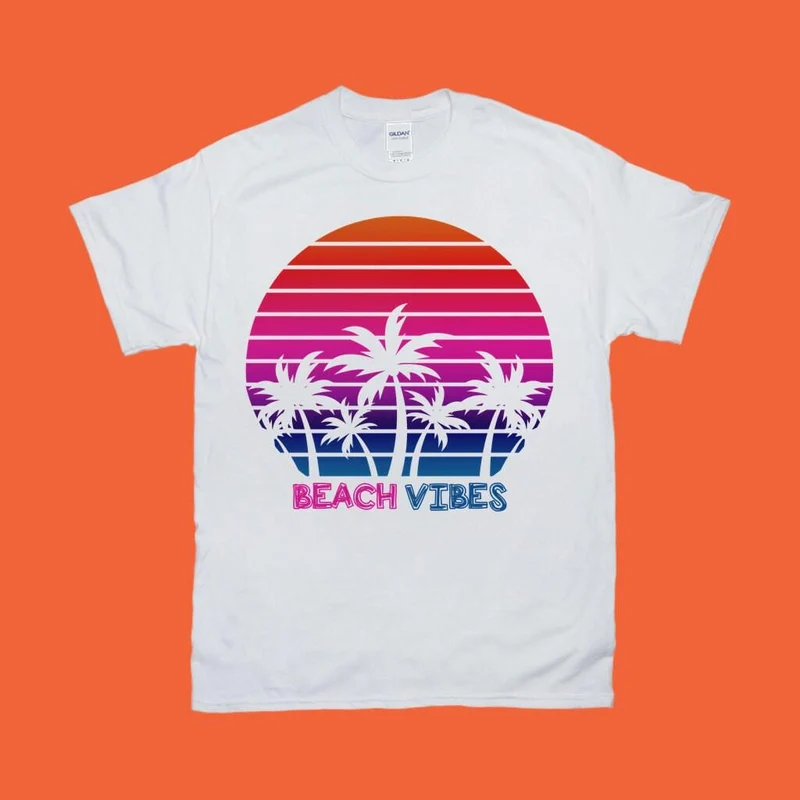 Ambiances de plage | Palmier | -shirts Coucher de soleil rétro, T-shirts Vie insulaire | Chemise d’été | Chemise de vacances, Printemps aventure, Cadeau de relâche