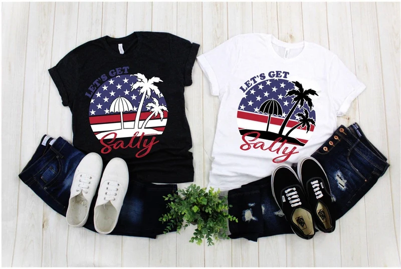 Soyons salés | T-shirts drapeau américain