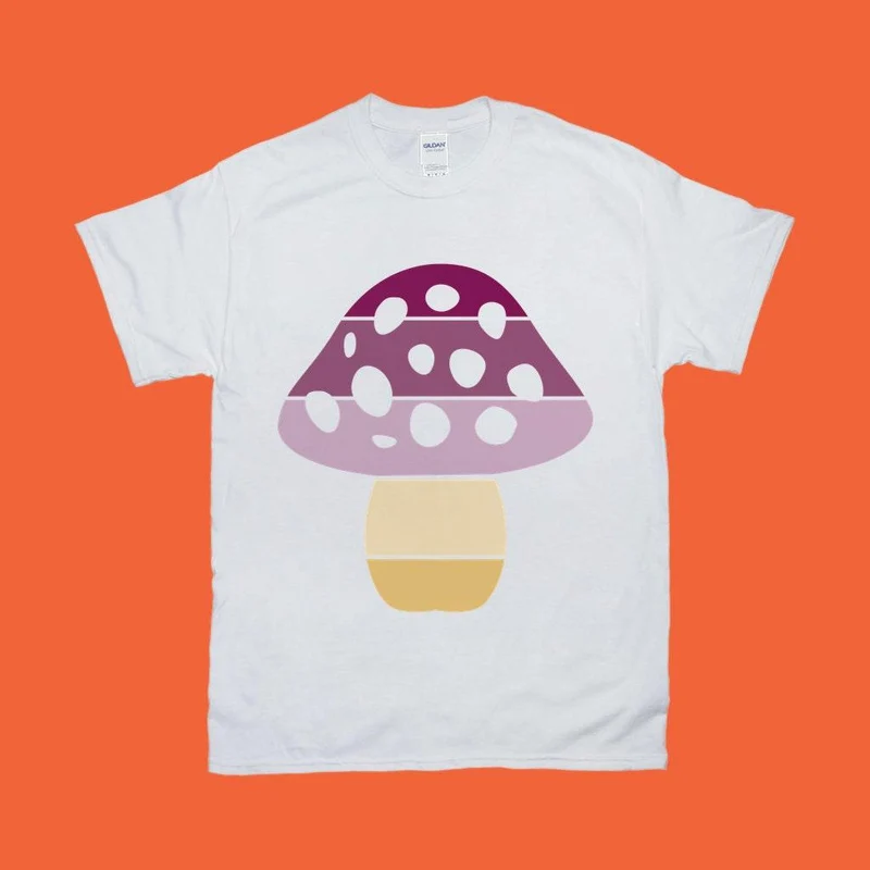 Forme de champignon | T-shirts rétro Sunset