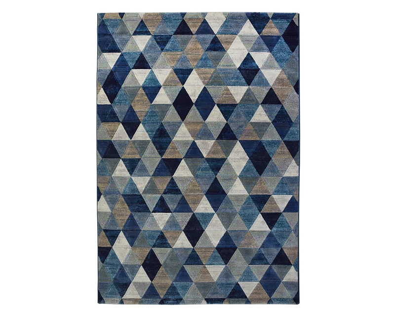 Tapis salon géométrique multicolore - Monetti