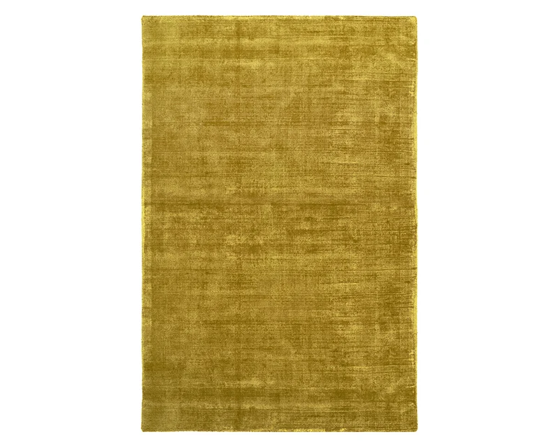 Tapis rectangulaire salon moutarde - Jambi