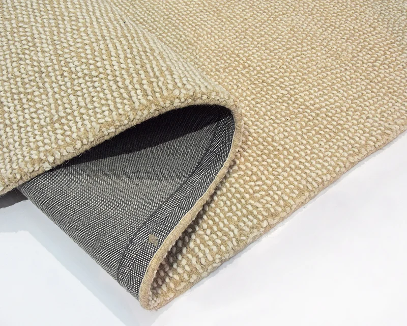 Tapis pour le salon unicolore beige - Natural Dots