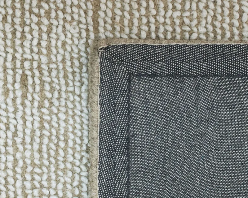 Tapis pour le salon unicolore beige - Natural Dots