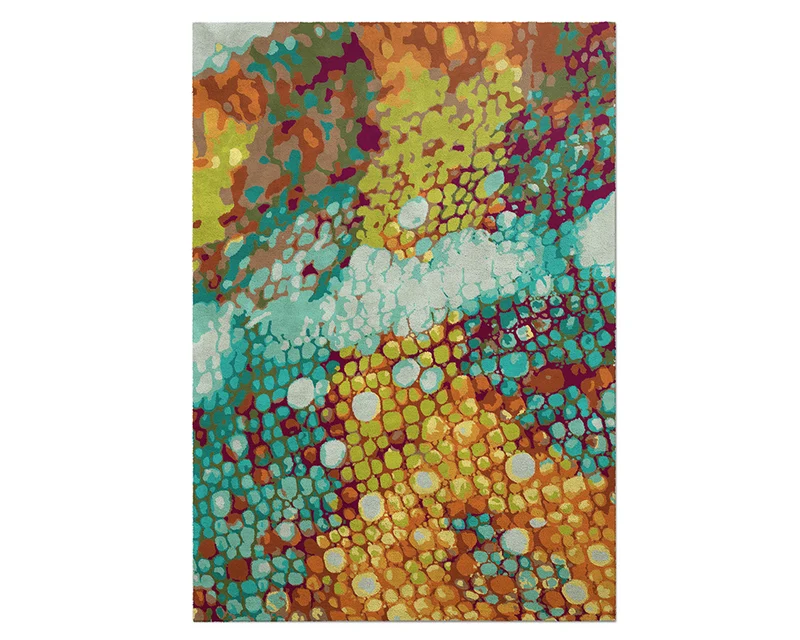 Tapis original salon multicolore vive - Chameleon