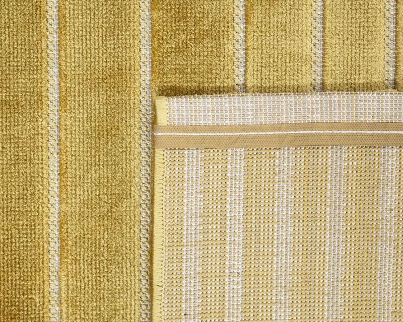 Tapis moderne moutarde pour salon - Zen