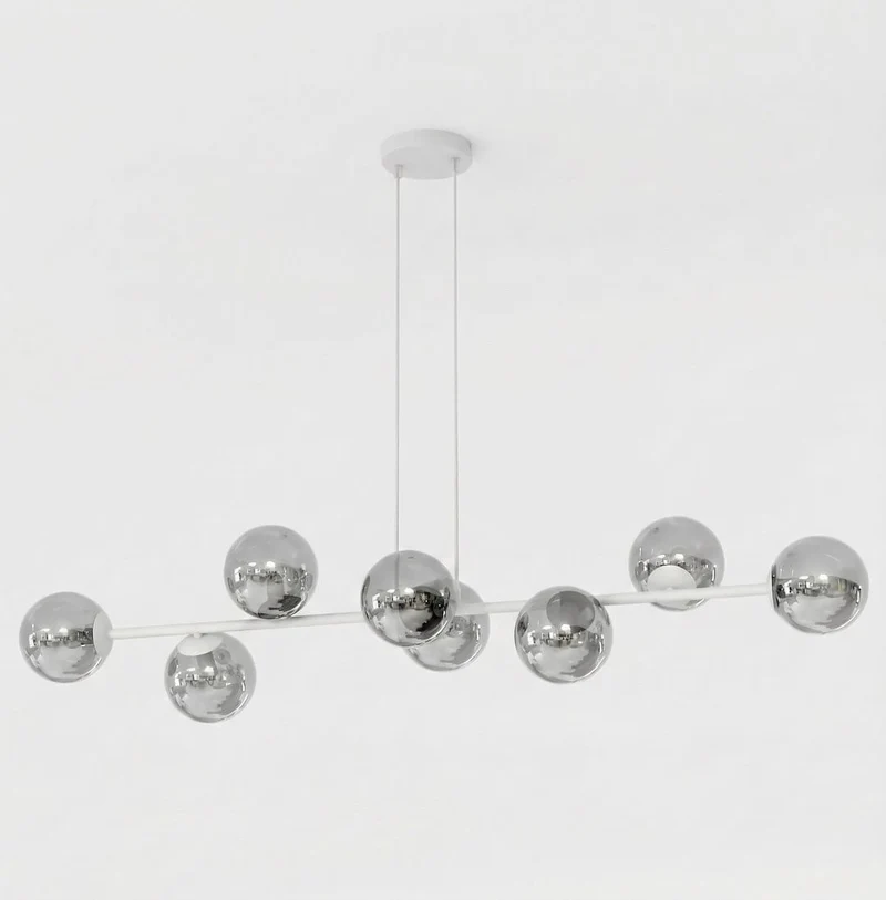 Suspension Verre Blanc Ambiance Chaleureuse
