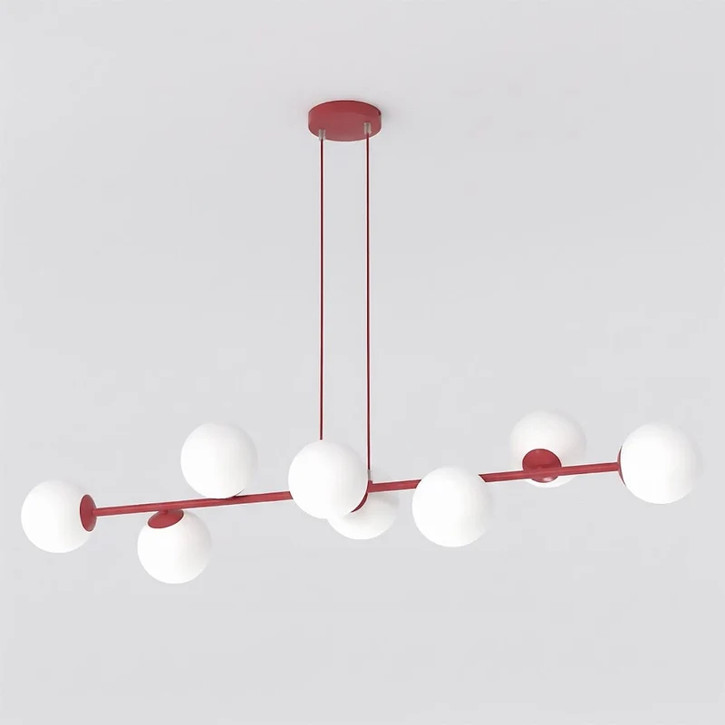 Suspension Verre Blanc Ambiance Chaleureuse
