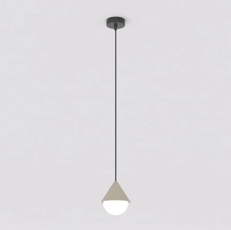 Suspension tube verre soufflé design épuré
