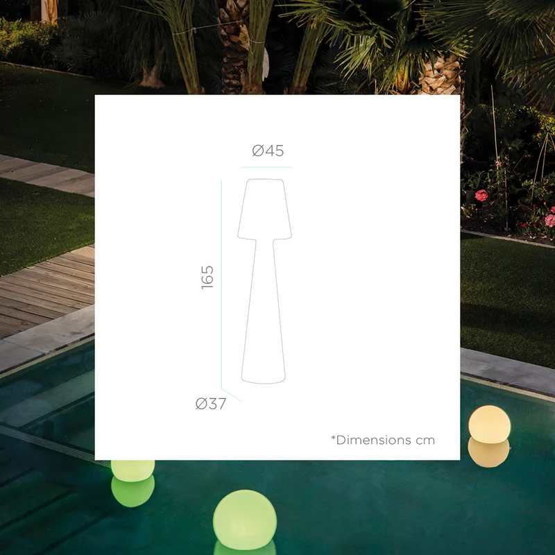 CIRCOOLAR LAMPADAIRE LOLA 165 Matériau Recyclé