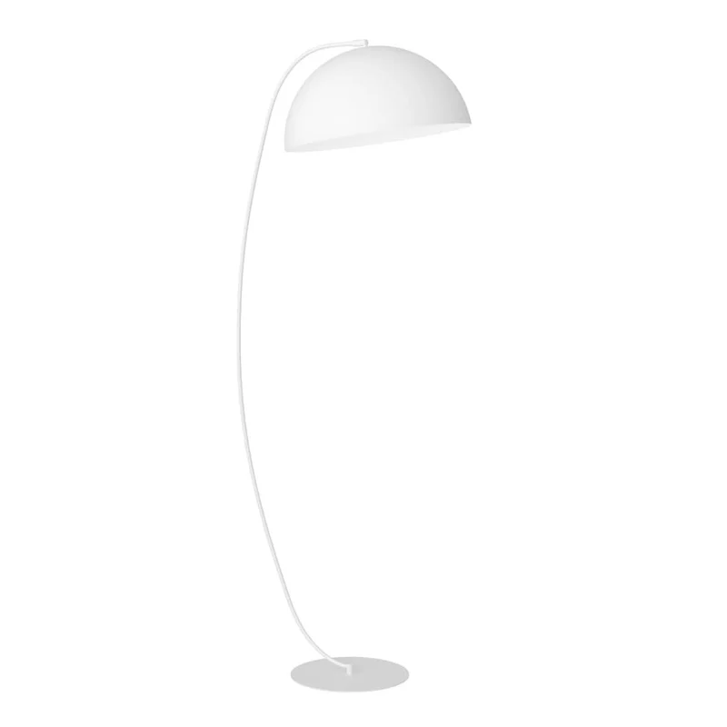 Lampadaire arc acier laqué style contemporain pour chambre