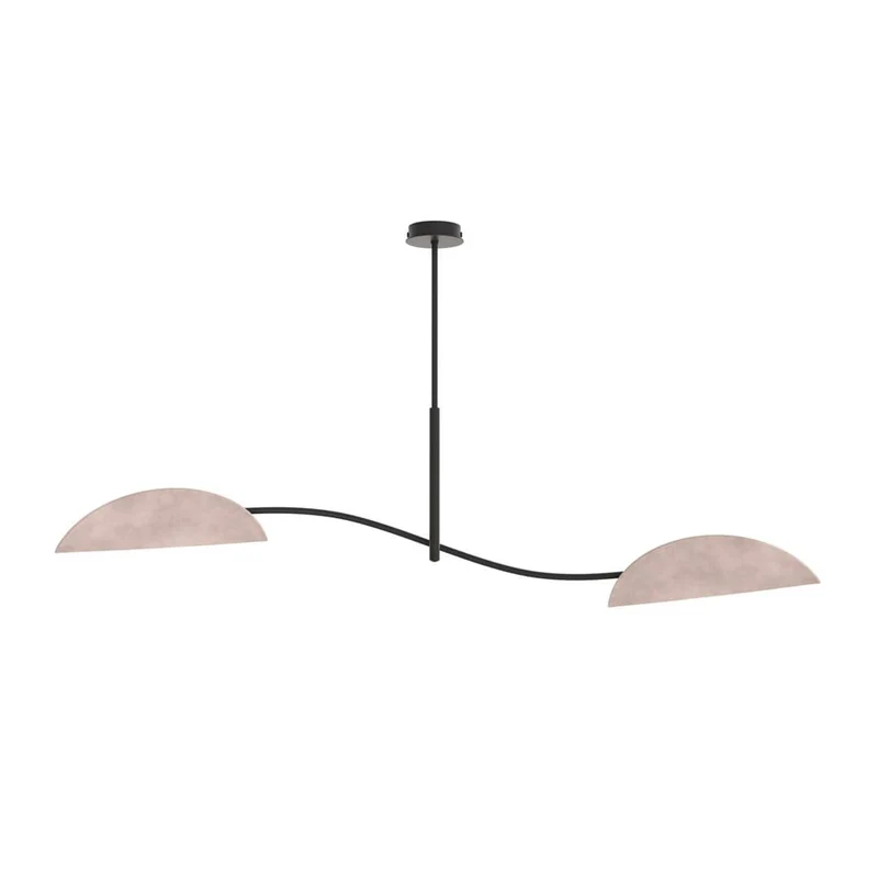 Lustre abat-jour tissu glamour grand format