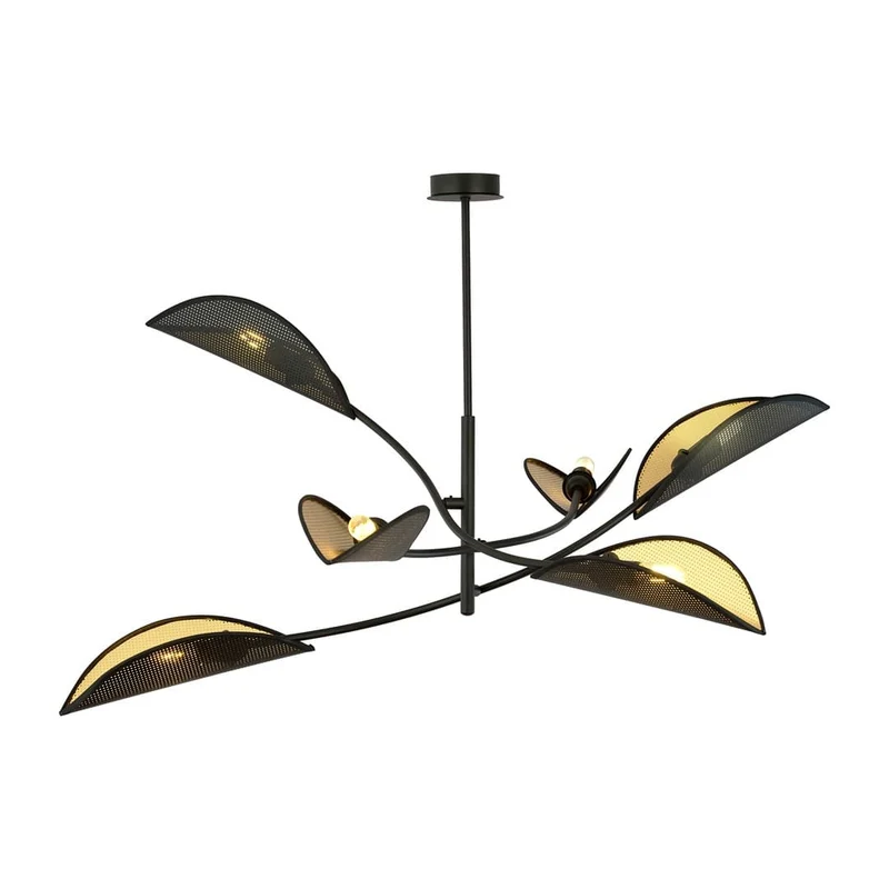Lustre abat-jour tissu glamour grand format