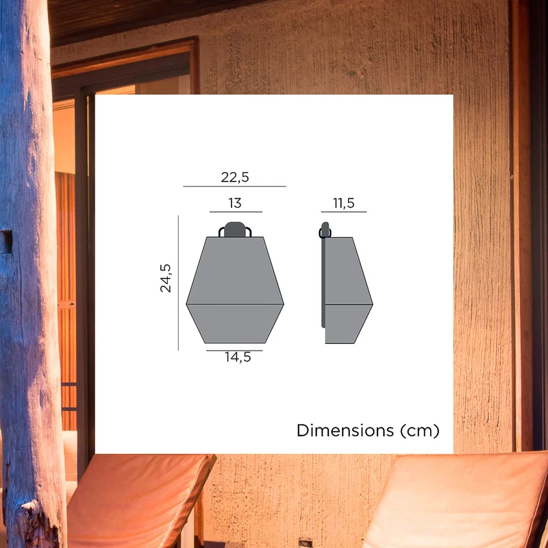 LAMPE MURALE SANS FIL CONTA 25 WALL