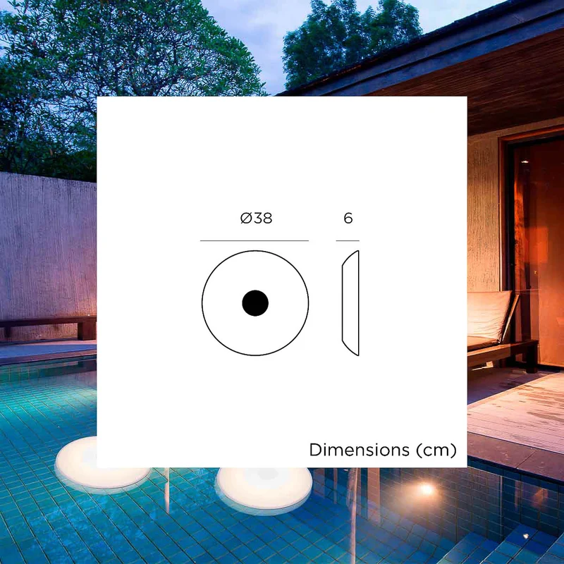 Enceinte de piscine sans fil PLAY DISK 40