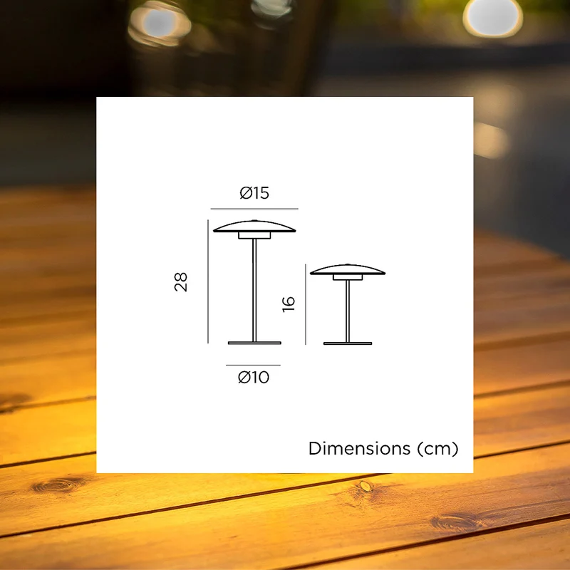 Lampe décorative sans fil SARDINIA 30