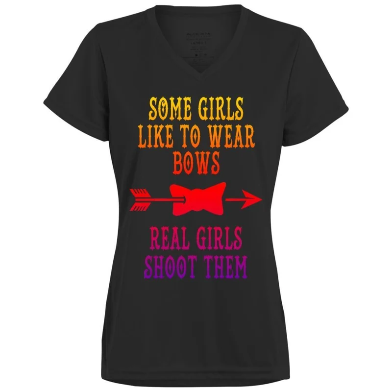 Certaines filles aiment porter un nœud. T-shirt anti-transpiration