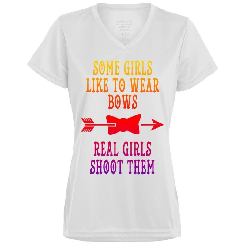 Certaines filles aiment porter un nœud. T-shirt anti-transpiration