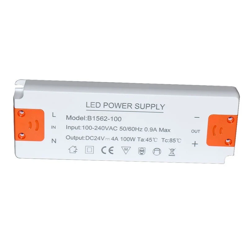 Alimentation LED 24V - 100W - IP20 extra plate